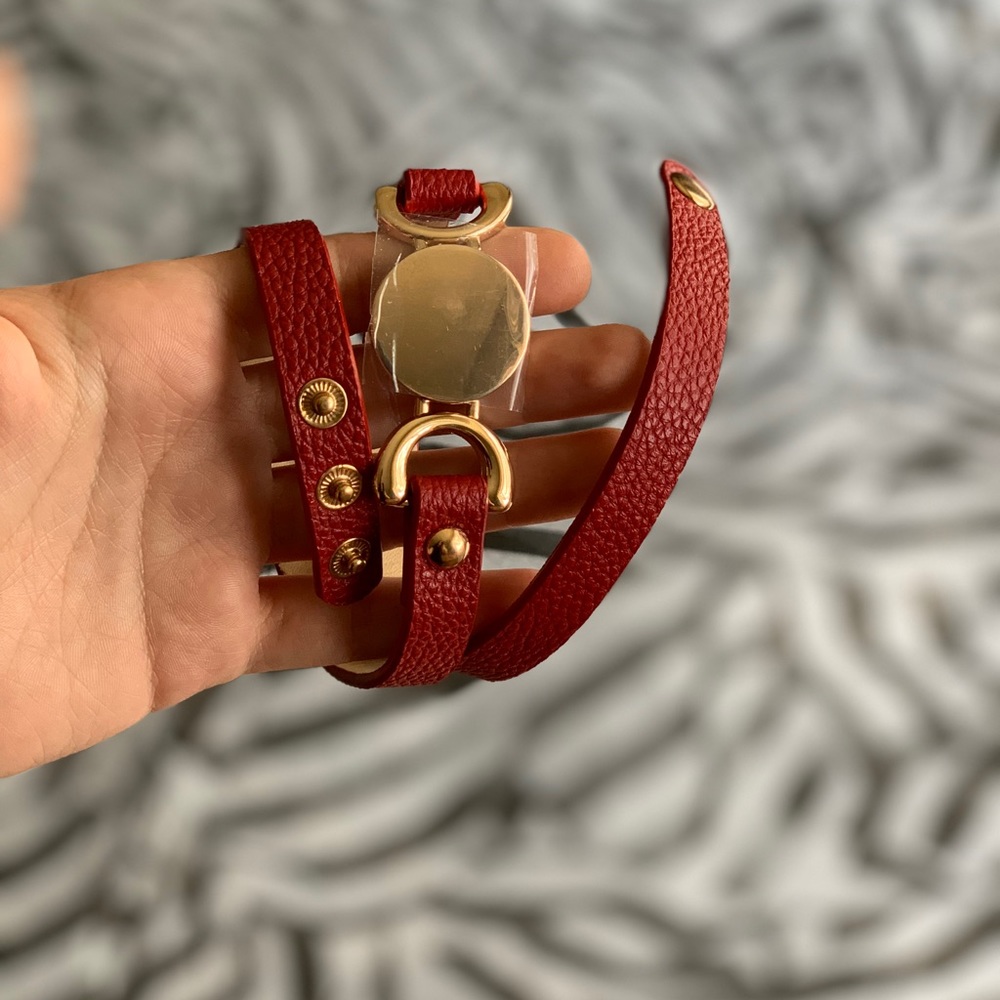 Double wrap leather bracelet 💎
